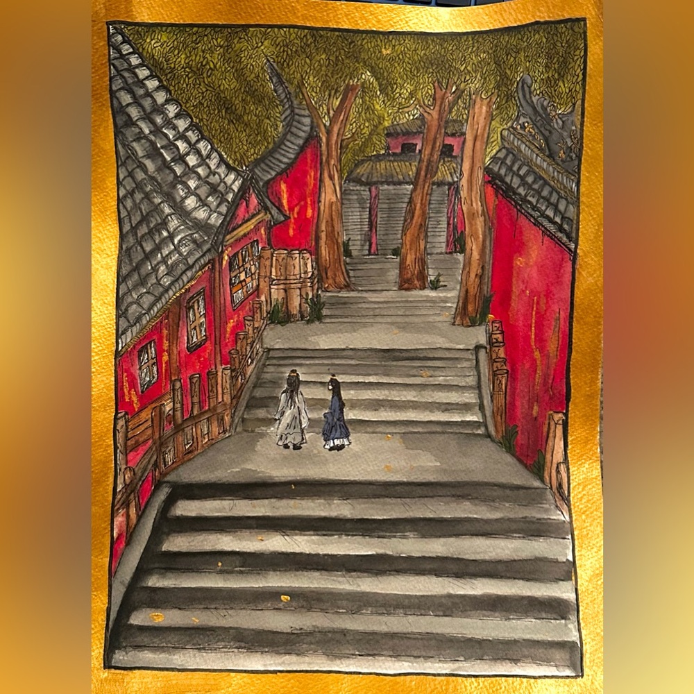 East Asian Water Color & Ink Art